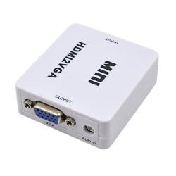 Mini Conversor HDMI Para Vga 